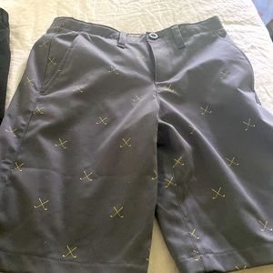 Great condition boys under armour golf shorts set of two